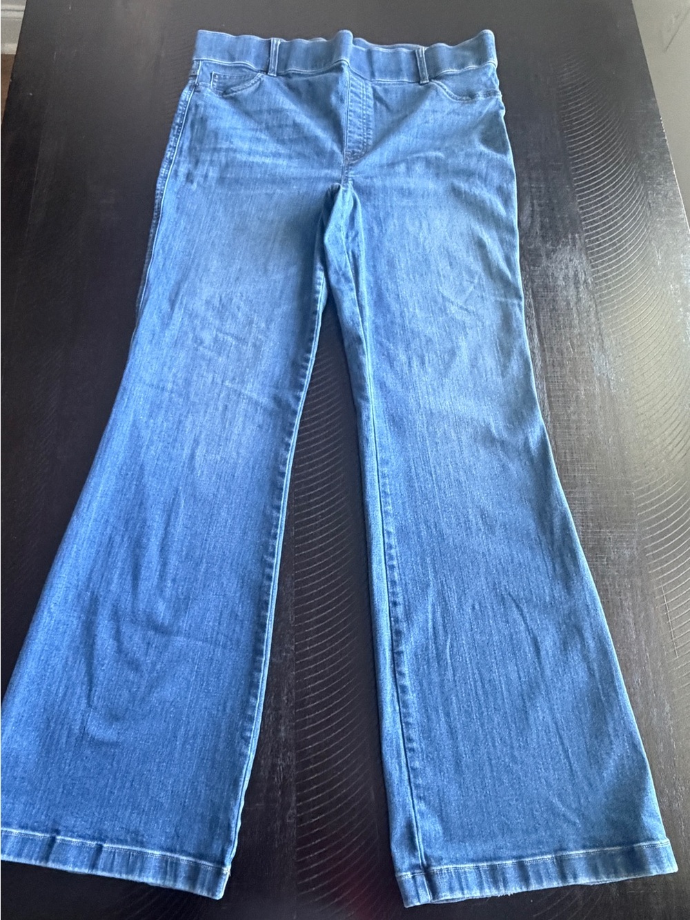 SPANX EveryWear Flare TummyTamer Tall Jeans Faux Front Pockets Cotton Blend 3X